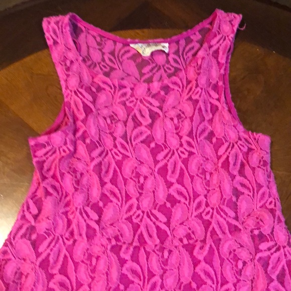 Free People Lace Sleeveless Mini Dress XS - Picture 3 of 6